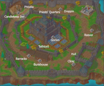 Map of Candlekeep Prologue